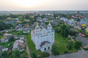 Fototapeta na wymiar Borisoglebskaya Church of the 16th century in Novogrudok