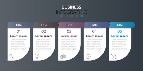 infographic template have step or option.vector illustration style design for business,class or shop online,presentation,element.