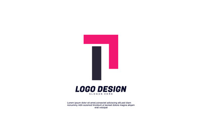 stock abstract creative shapes idea modern logo finance corporate business colorful design template