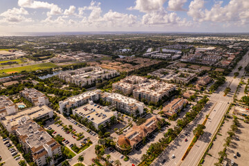 New upscale modern housing communities Boynton Beach Florida USA