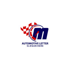 logo letter m, speed logo, speed symbol with the letter m