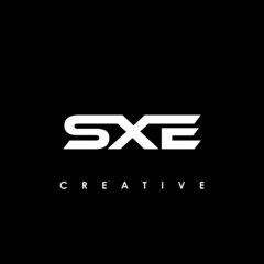 SXE Letter Initial Logo Design Template Vector Illustration