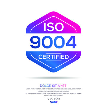 Creative (ISO 9004) Standard quality symbol, vector illustration.