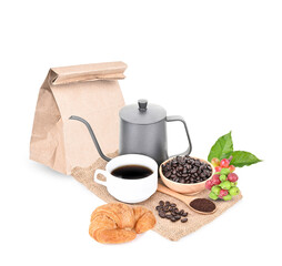 coffee cup isolated on white background