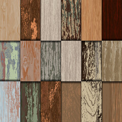 Abstract wooden