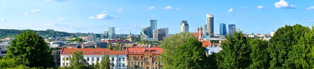 Fototapeta na wymiar Vilnius Panorama