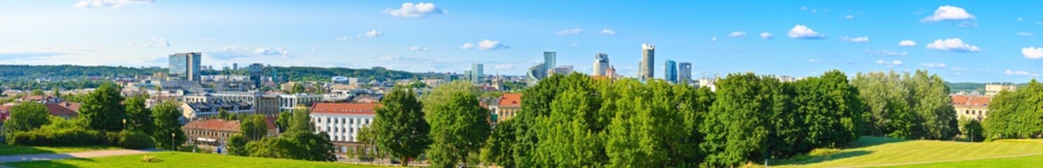 Fototapeta na wymiar Vilnius Panorama
