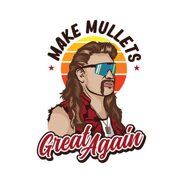 67 Mullet Haircut Images, Stock Photos, 3D objects, & Vectors