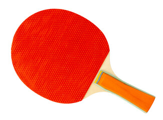 Tennis racket on a white background. Rackets for table tennis. Ping Pong racket on a white...