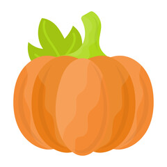 The Big Pumpkin Concept Vector Icon Design, Autumn or Fall activities Symbol, Dry weather Sign, Temperate climates Elements Stock illustration