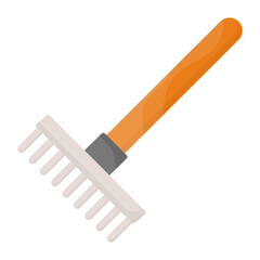 Raking Leaves Tool Concept Vector Icon Design, Autumn or Fall activities Symbol, Dry weather Sign, Temperate climates Elements Stock illustration