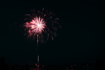Beautiful Firework in the dark sky.