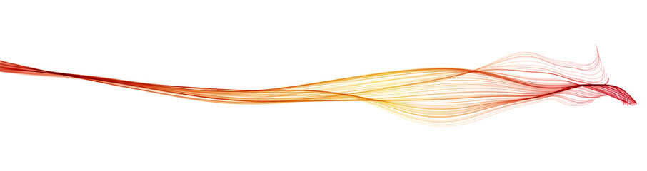 Abstract flowing wave lines. Design element for technology, science, modern concept.