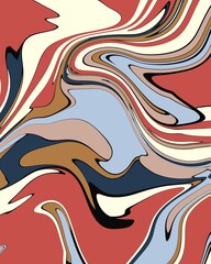 Abstract multicolor background in comic style 