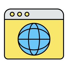 Vector Ui Filled Outline Icon Design