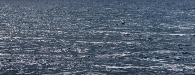 texture of surface of blue water - sea background