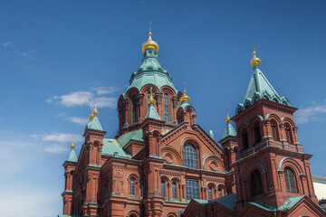 Fototapeta na wymiar Uspenski Cathedral - Helsinki, Finland