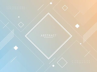 abstract gradation background with square and line shapes