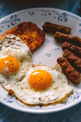 Sunny Side Up Eggs Sausage