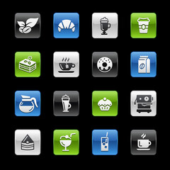 Coffee Shop Icon Set -- Gelbox Series