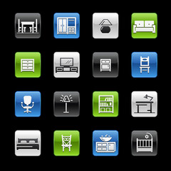 Furniture Icon Set -- Gelbox Series