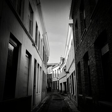 Smalle straat in Kortrijk