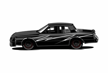 car sport illustrations vector  are perfect for screen printing and stickers