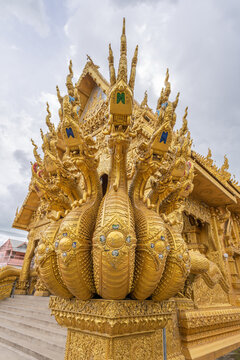 Golden Temple At Wat Sri Panthon Temple , Nan City , Thailand
