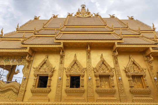 Golden Temple At Wat Sri Panthon Temple , Nan City , Thailand