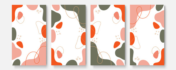 Abstract art background vector. Luxury minimal style wallpaper with golden line art flower and botanical leaves, Organic shapes, Watercolor. Vector background for banner, poster, Web and packaging.