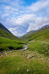 Amazing scenery and typical landscape in Austria - the Austrian Alps - travel photography