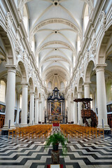 Obraz premium Interior of St. Walburga Church in Brugge, Belgium