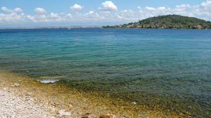 Croatian path near the sea in nature in summer | Landscape