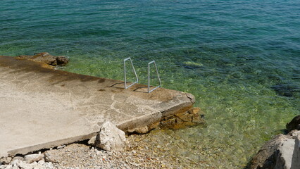 Fototapeta na wymiar Croatian path near the sea in nature in summer | Landscape