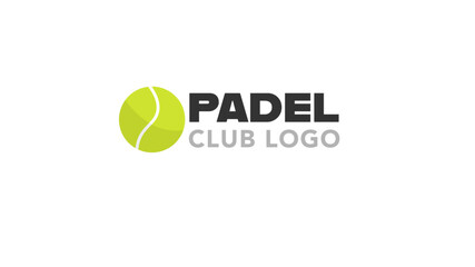 Padel logo illustration 