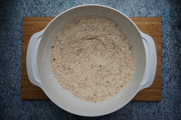 Mürbeteig für vegan glutenfrei Apfelkuchen mit Streusel