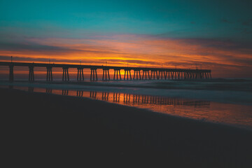 Fototapeta na wymiar sunrise at the beach