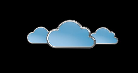 Cloud icons 4k
