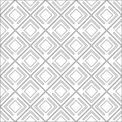 Vector pattern with symmetrical elements . Repeating geometric tiles from striped elements. black patterns.