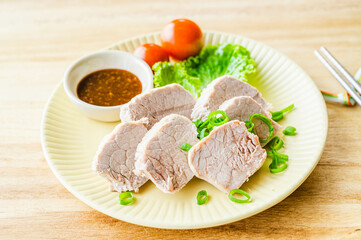 茹で豚　もも肉で低カロリーなポッサム