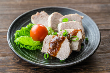 茹で豚　もも肉で低カロリーなポッサム