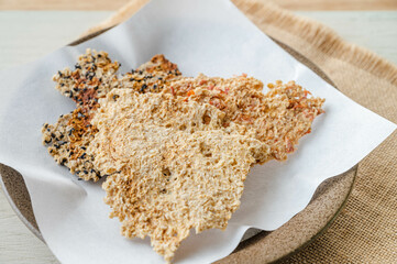 手作りオートミールせんべい