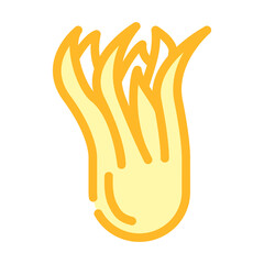 citron fruit color icon vector. citron fruit sign. isolated symbol illustration