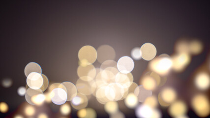 abstract background of glitter vintage lights - de-focused. Banners with Christmas lights and...
