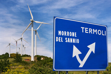 Pale eoliche in Molise.