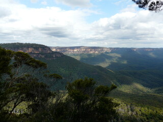 view of the Australian mountains