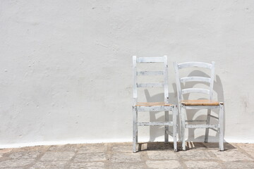 Tra le vie del centro storico di Ostuni la citt&agrave; bianca in Puglia