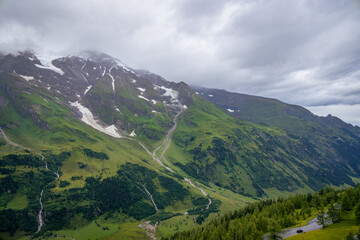 Fototapeta premium Amazing landscape around Grossglockner High Alpine Road in Austria - travel photography