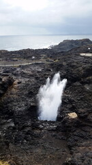 Blowhole by the Australian coast
