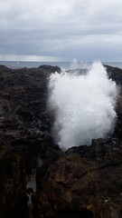 Blowhole by the Australian coast